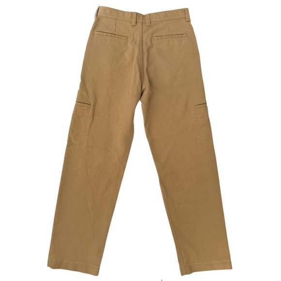 COS Relaxed Flat-Front Straight Leg Pant Trousers, Beige Tan, Size 28 - Picture 3 of 9
